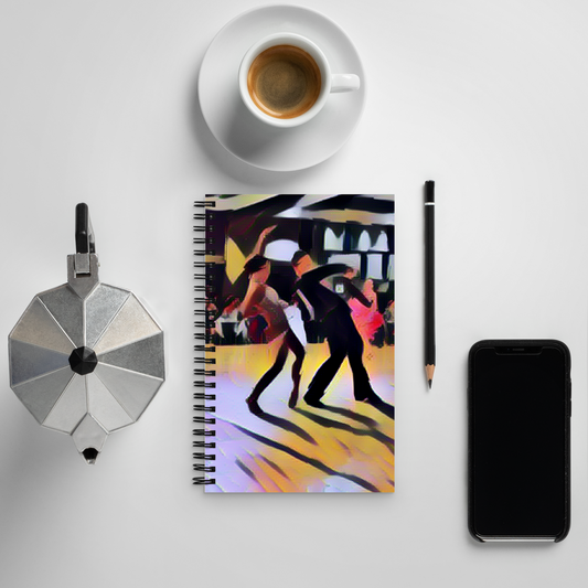 Rhythm Dance Spiral Notebook