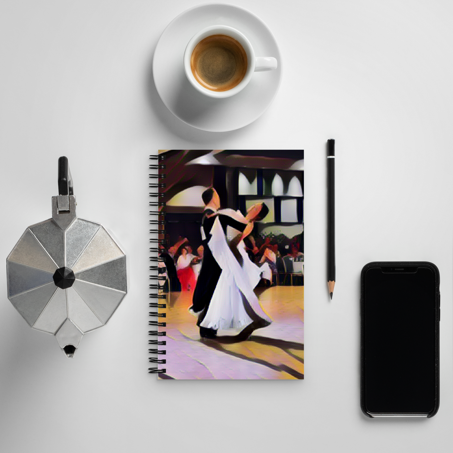 Standard Dance Spiral notebook